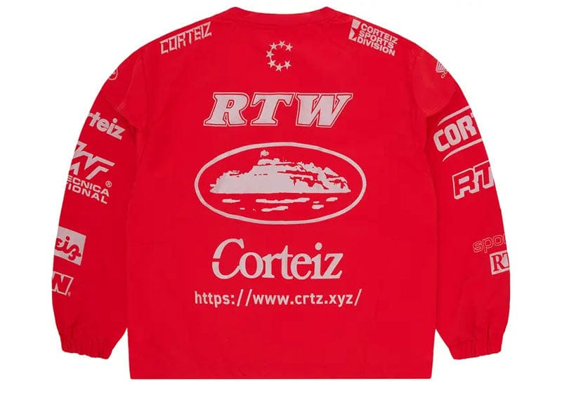 Corteiz Sponsors Training Pullover Red