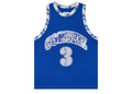 Corteiz Stencil Camo Bball Jersey Blue