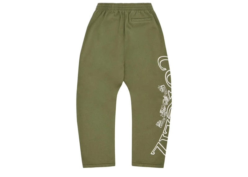 Corteiz Superior Royale Open Hem Pant Olive