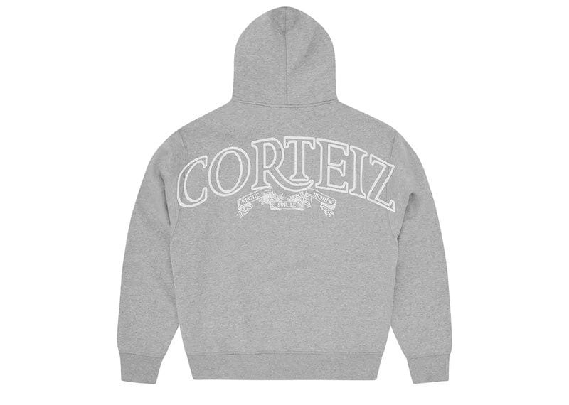 Corteiz Superior Royale Zip Hoodie Heather Grey