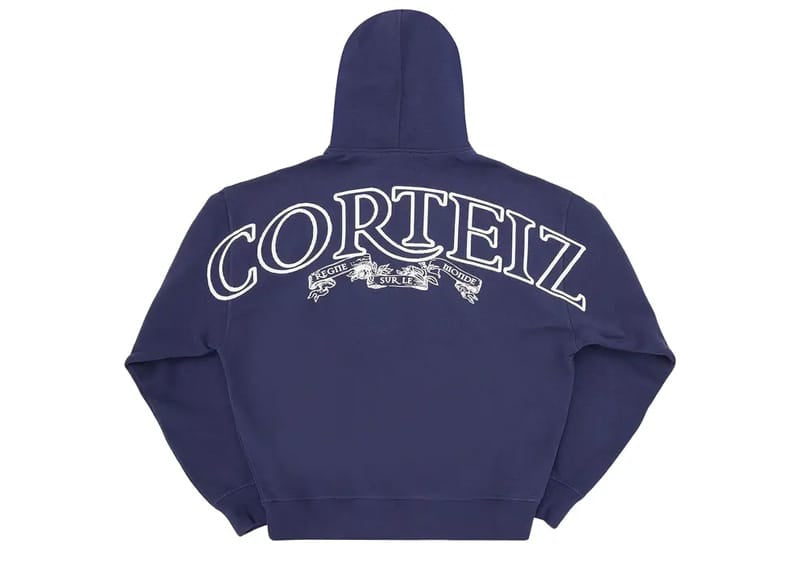 Corteiz Superior Royale Zip Hoodie Navy