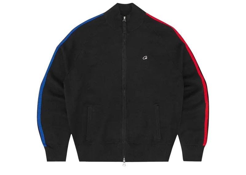 Corteiz VVS Knit Zip Black/Red/Blue
