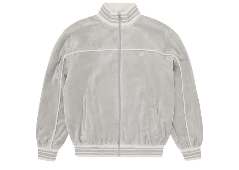Corteiz VVS Uptown Velour Track Jacket Grey