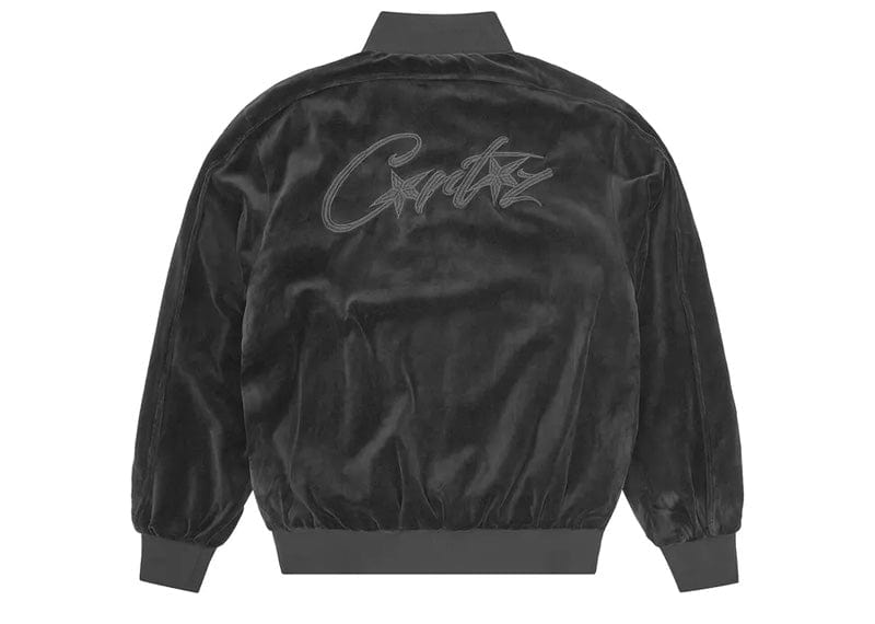 Corteiz VVS Velour Jacket Triple Black