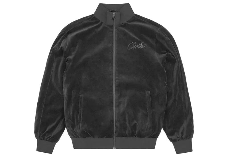 Corteiz VVS Velour Jacket Triple Black
