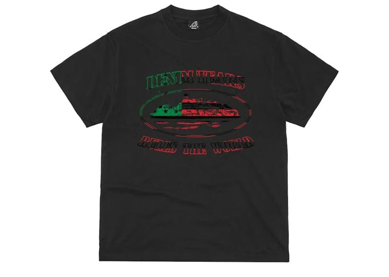 Corteiz x Denim Tears Cortears OG Alcatraz Tee Black