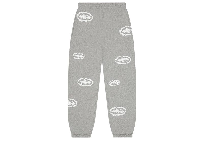 Corteiz x Denim Tears Island Wreath Sweatpant Heather Grey