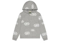 Corteiz x Denim Tears Island Wreath Zip Hoodie Heather Grey