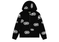 Denim Tears x Corteiz Island Wreath Zip Hoodie Black