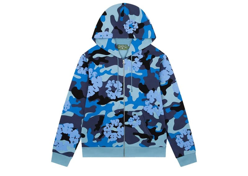 Denim Tears Blue Camo Zip