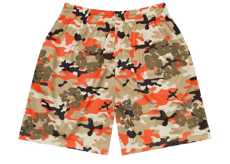 Denim Tears Camo Cotton Wreath Mesh Shorts Brown