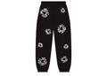 Denim Tears Cashmere Swarovski Cotton Wreath Sweatpants Black