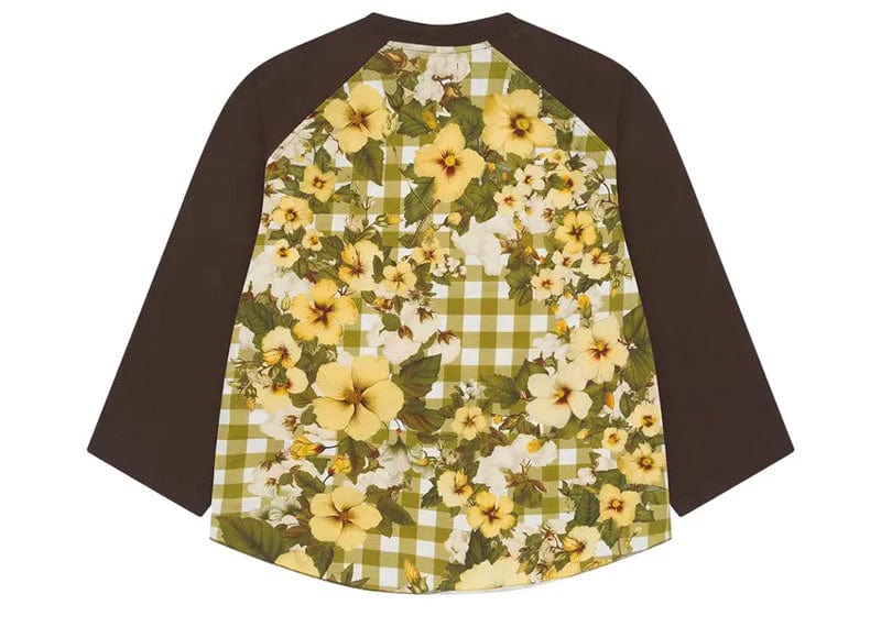 Denim Tears Cotton Gingham Baseball Tee Multicolor