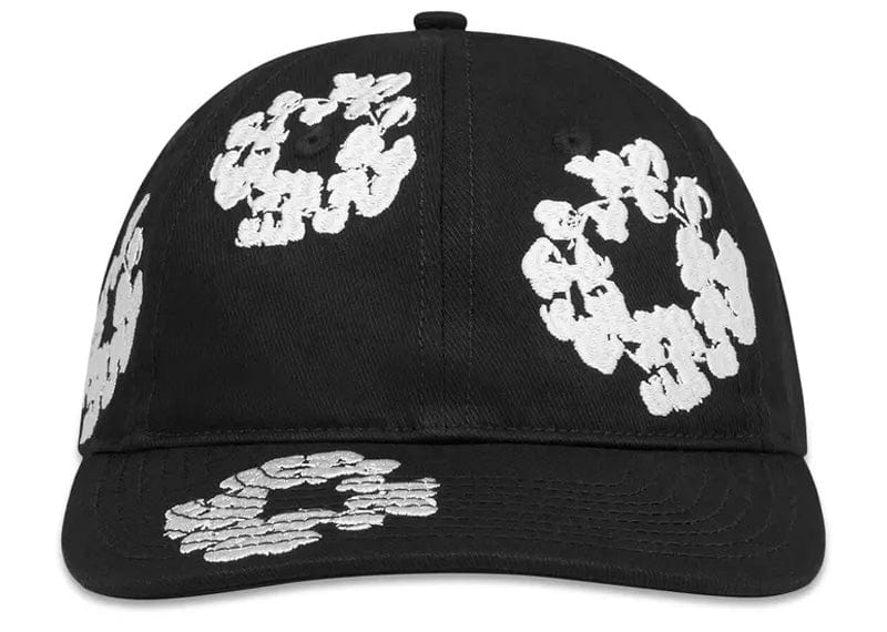Denim Tears Cotton Wreath Adjustable Cap Black
