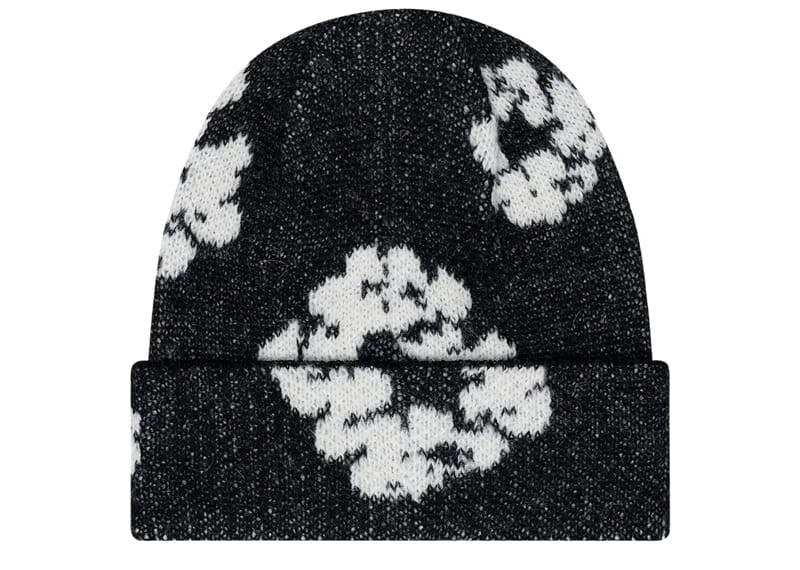 Denim Tears Cotton Wreath Beanie Black