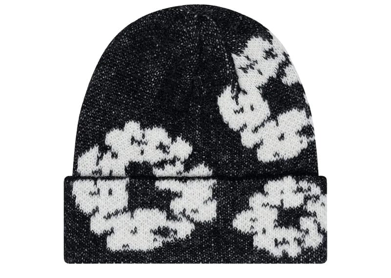 Denim Tears Cotton Wreath Beanie Black