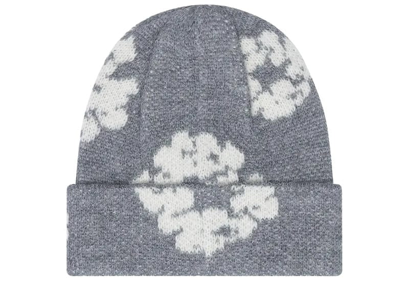 Denim Tears Cotton Wreath Beanie Grey