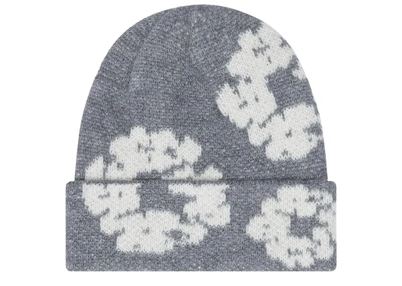 Denim Tears Cotton Wreath Beanie Grey