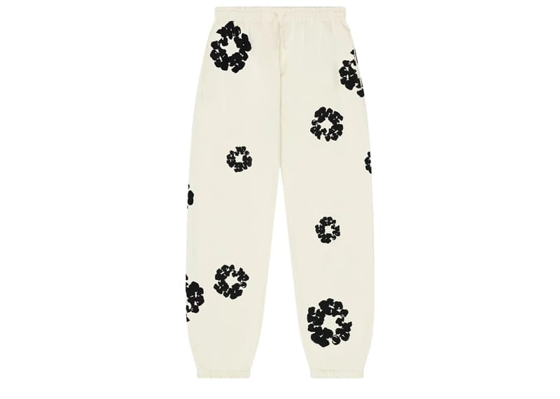 Denim Tears Cotton Wreath Sweatpants Oatmeal