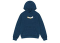 Denim Tears Embroidered Floral Hoodie Navy