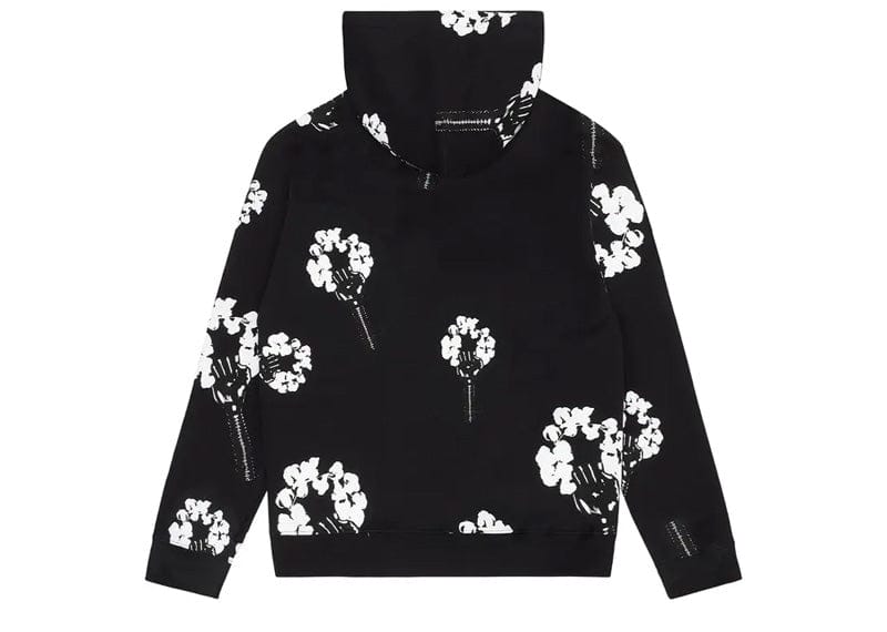 Denim Tears Hardies Tears Fist Wreath Hoodie Black