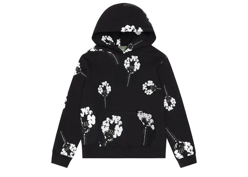 Denim Tears Hardies Tears Fist Wreath Hoodie Black