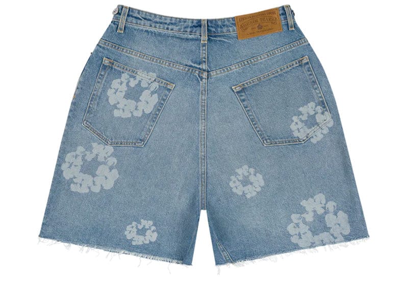 Denim Tears Laser Wreath Denim Short Blue