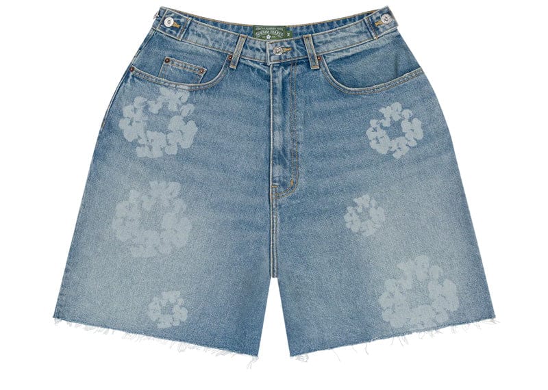 Denim Tears Laser Wreath Denim Short Blue