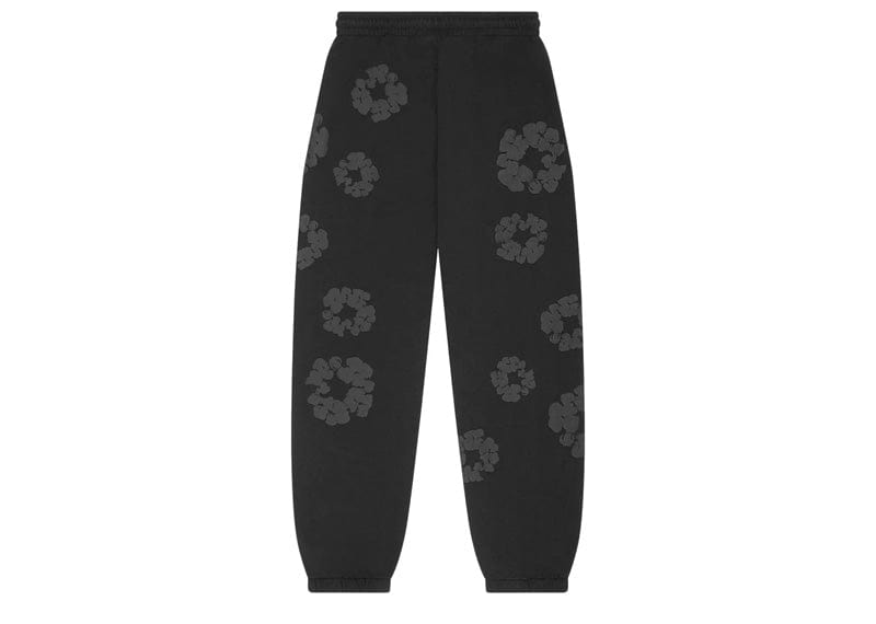 Denim Tears Mono Wreath Sweatpants Black
