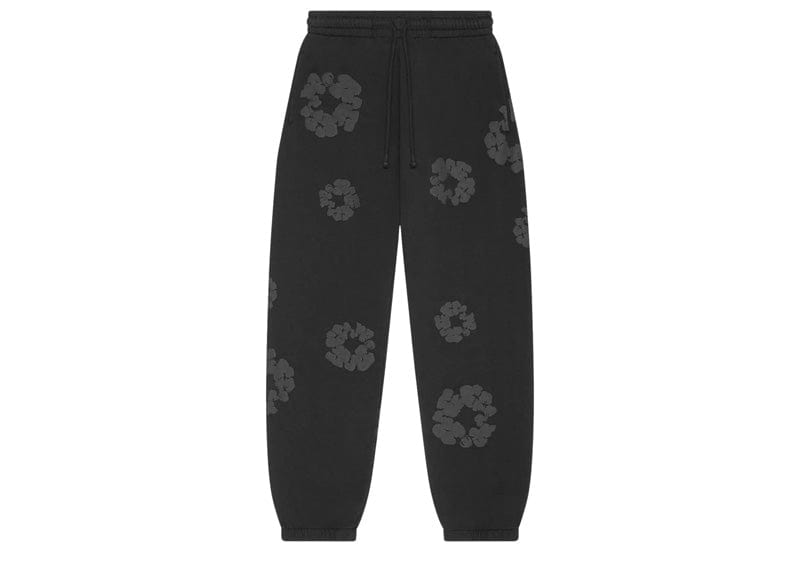 Denim Tears Mono Wreath Sweatpants Black
