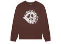 Denim Tears Peace Wreath Long Sleeve Tee Brown