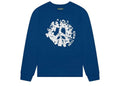 Denim Tears Peace Wreath Long Sleeve Tee Navy