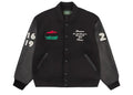 Denim Tears Peace Wreath Varsity Jacket Black