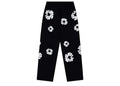 Denim Tears Rhinestone Cotton Wreath Sweatpants Black