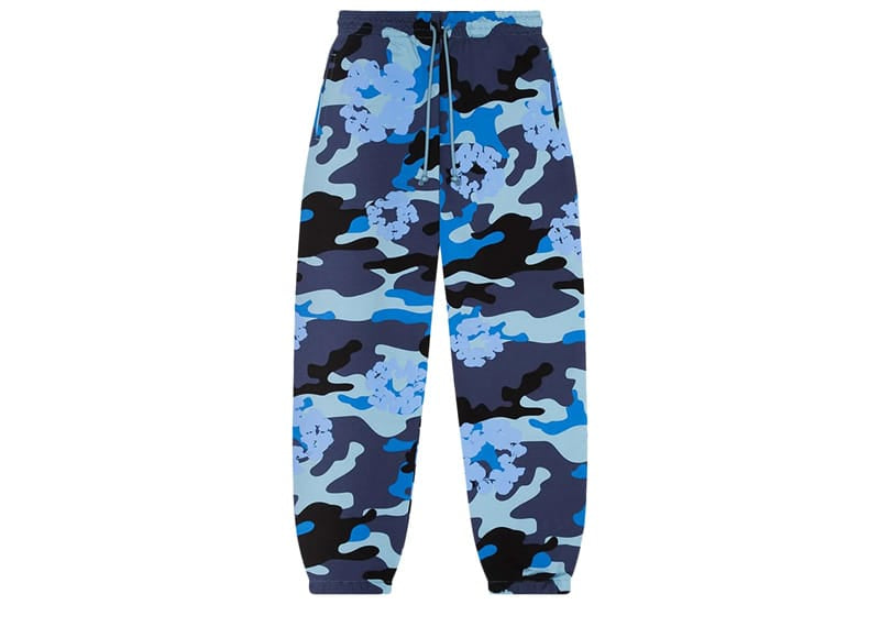 Denim Tears The Cotton Wreath Sweatpant Blue Camo