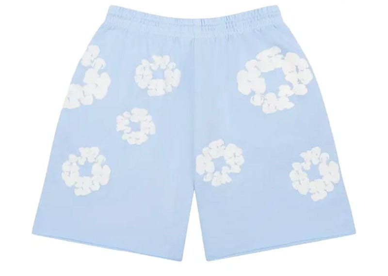 Denim Tears The Cotton Wreath Sweatshorts Powder Blue