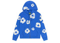Denim Tears The Cotton Wreath Zip-Up Blue Hoodie