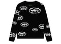 Denim Tears x Corteiz Island Wreath Waffle Thermal Black