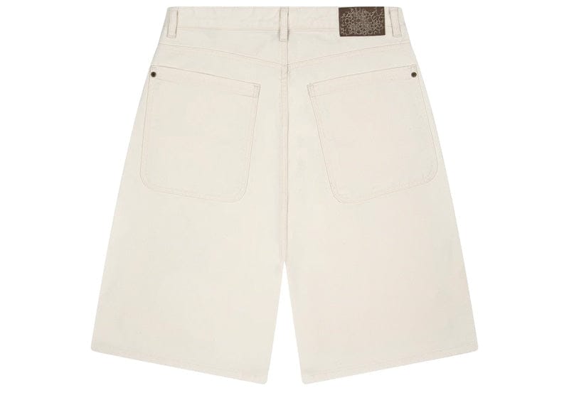 Derschutze Aziza Denim Shorts Ecru Off White