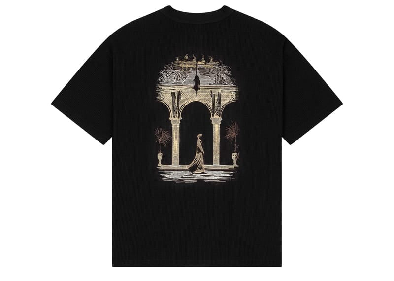 Derschutze Aziza Waffle Tee Black