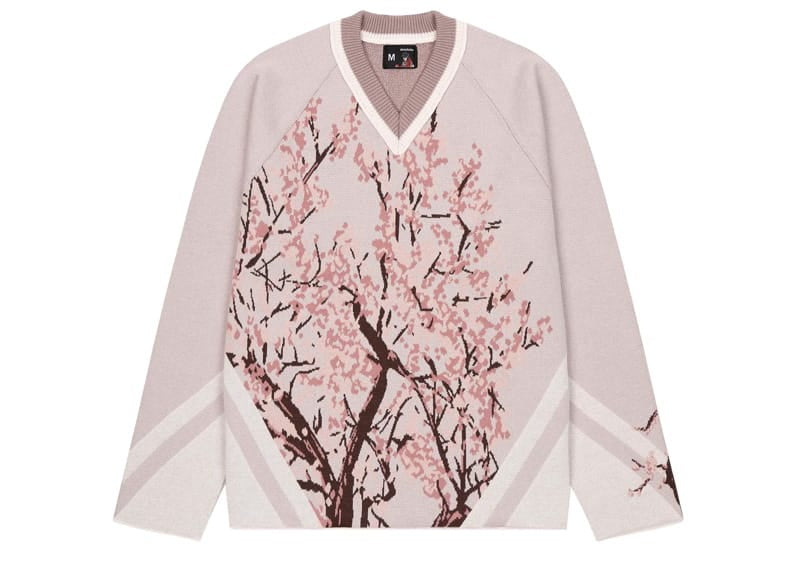 Derschutze Blossom Knit Sweater Pink