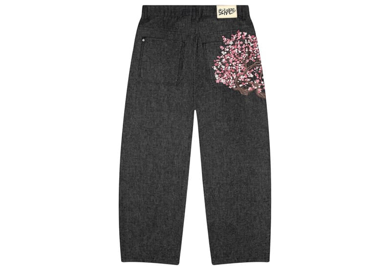 Derschutze Blossom V2 Denim Jeans Black