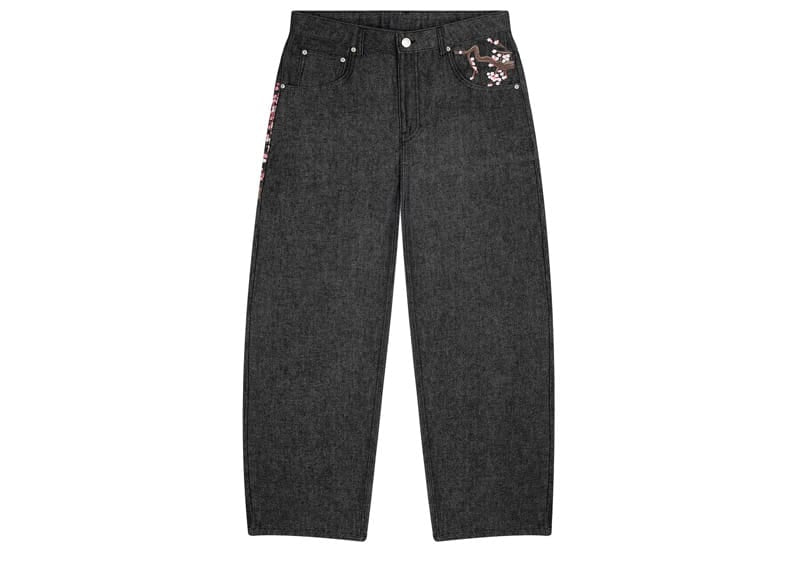 Derschutze Blossom V2 Denim Jeans Black