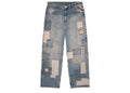 Derschutze Blossom V2 Patchwork Denim Jeans Light Blue