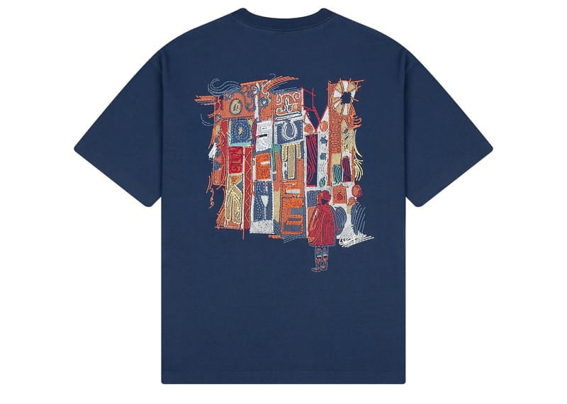 Derschutze Mosaic Tee Navy