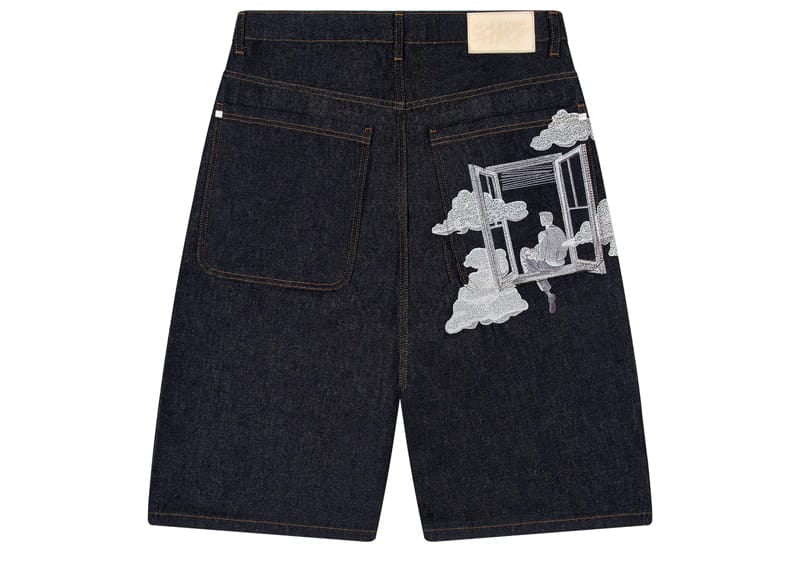Derschutze On Air Raw Denim Jorts Indigo