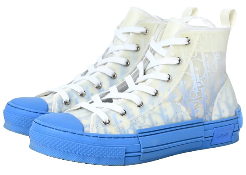 Dior B23 High Top Gradient Blue