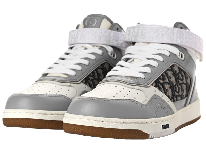 Dior B27 High Grey White Beige Black Dior Oblique Jacquard