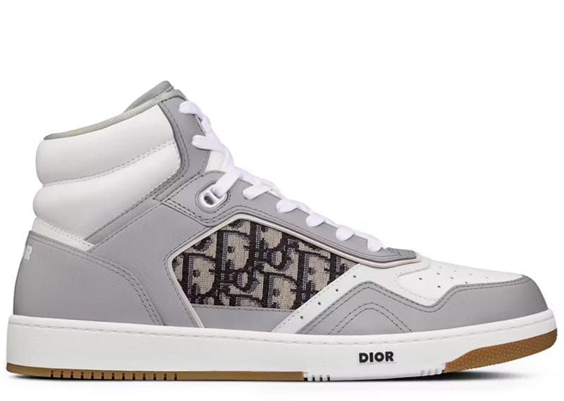 Dior B27 High Grey White Beige Black Dior Oblique Jacquard