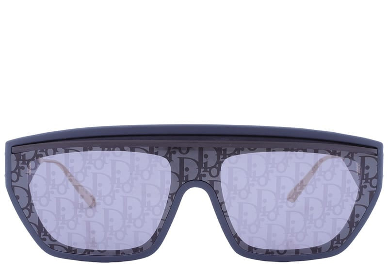 Dior DiorClub M7U Blue Logo Shield Sunglasses